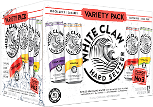 WHITE CLAW #3 VARIETY HARD SELTZER