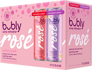 BUBLY WINE REFRESHER ROSE VARIETY PACK