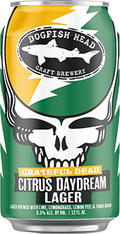 DOGFISH HEAD X GRATEFUL DEAD CITRUS DAYDREAM LAGER