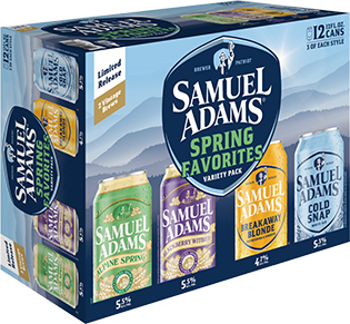 SAM ADAMS SPRING FAVORITES VARIETY PACK