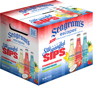 SEAGRAMS ESCAPE STAR SPANGLED SIPS