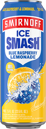 SMIRNOFF ICE SMASH BLUE RASPBERRY LEMONADE