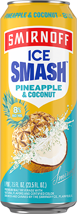 SMIRNOFF ICE SMASH PINEAPPLE + COCONUT