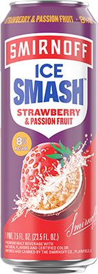SMIRNOFF ICE SMASH STRAWBERRY & PASSIONFRUIT
