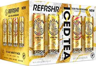 WHITE CLAW REFRSHR ICED TEA VARIETY